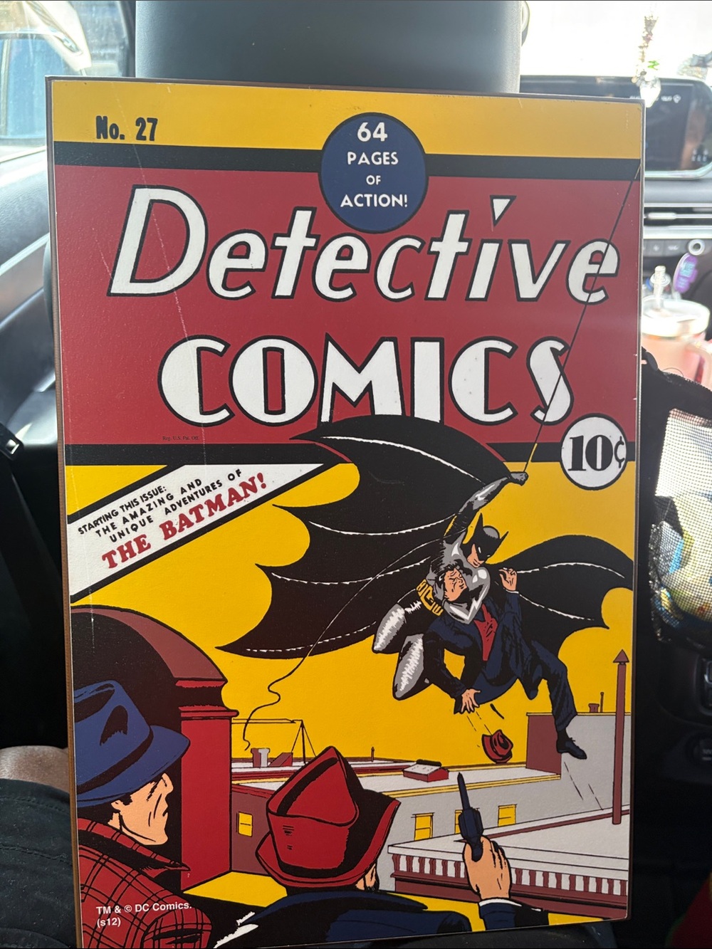 Comic Cover Dc Comics Art Print Wall Plaque Batman Detective Comics #27